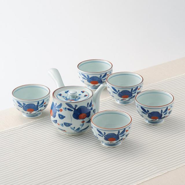 古代万歴急須茶器揃 波佐見焼 和陶器 007-026M(代引不可)【送料無料】