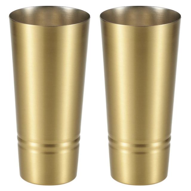 真鍮製ピルスナー2PCS 食楽工房 アルミ器物 BSS-22L-2P(代引不可)【送料無料】