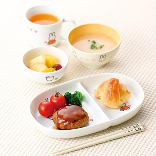 つみつみ食器セット(こっこ親子) ミッフィーイングレーズ 洋陶器 417722(代引不可)【送料無料】_1