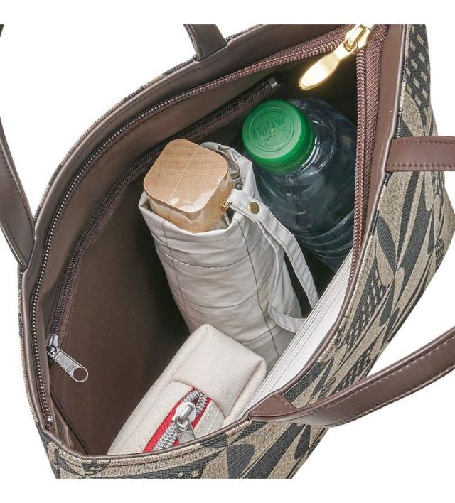 尾州織ショルダー&手さげ バッグ MCY8000/7001BR(代引不可)【送料無料】