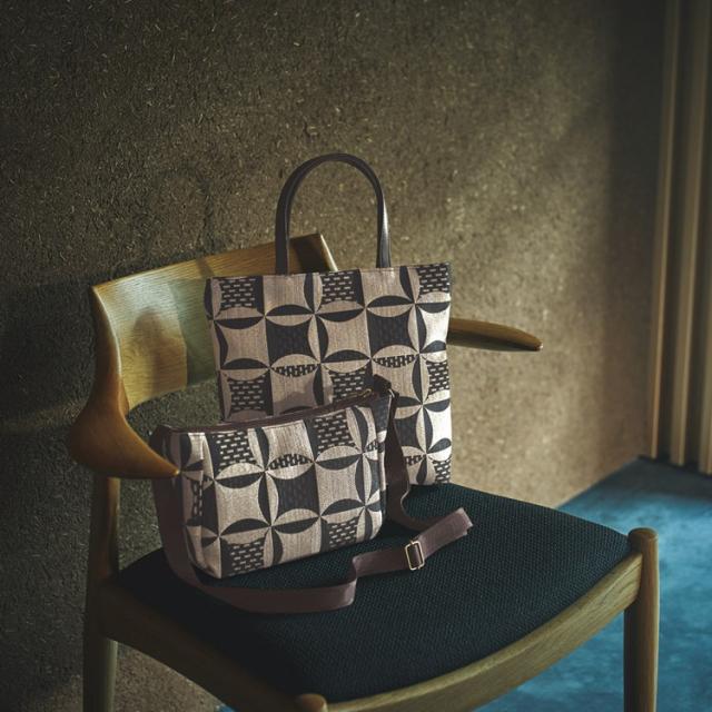 尾州織ショルダー&手さげ バッグ MCY8000/7001BR(代引不可)【送料無料】