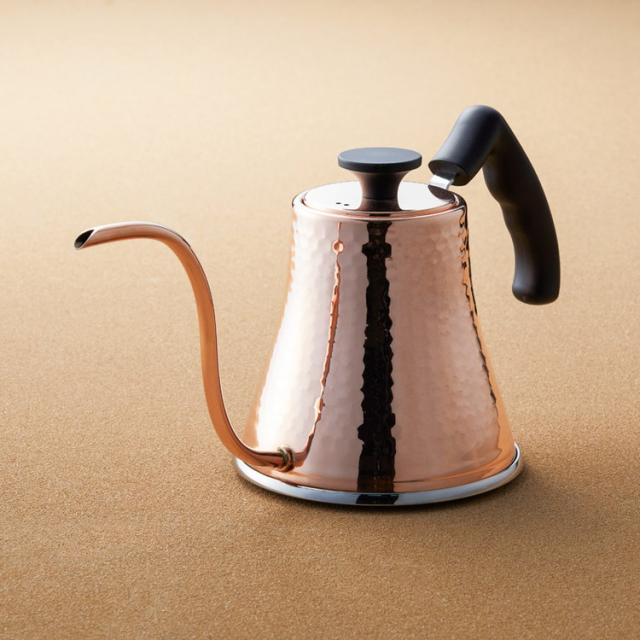IH対応銅製鎚目コーヒーサーバーケトル 食楽工房 ポット・電気ケトル CNE315(代引不可)【送料無料】