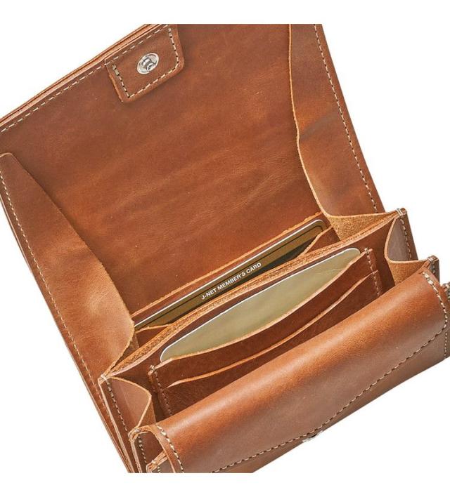 ヌメ革折り財布 made in underground osaka.japan ブランドバッグ OJ