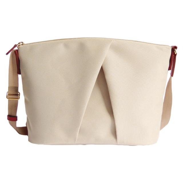 シャキッと軽量ショルダーバッグ(再生生地使用) バッグ REP55200-BE(代引不可)【送料無料】