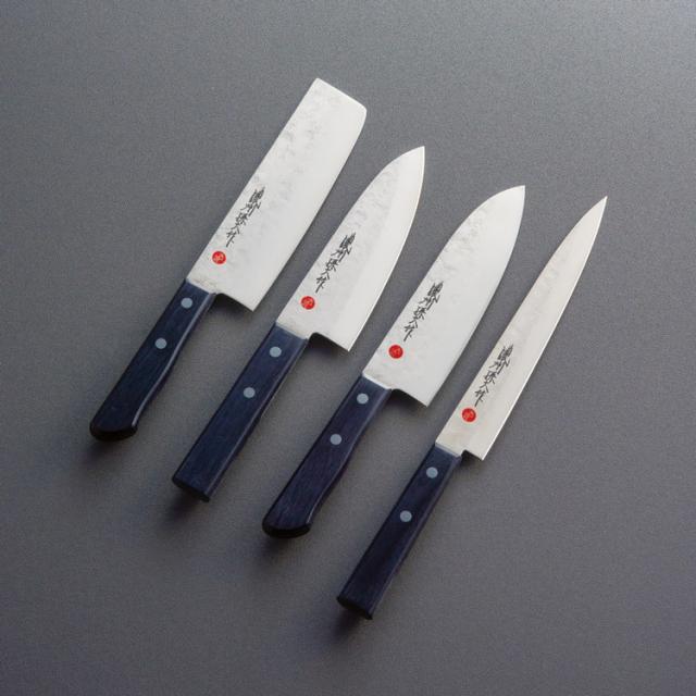 古流梨地包丁4点セット 濃州孫六作 包丁 200K(代引不可)【送料無料】