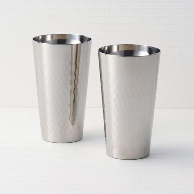 チタン2重カップ2個セット 食楽工房 金属食器 TW-2(代引不可)【送料無料】