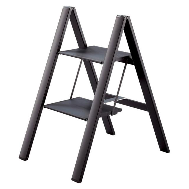 スリムステップ 2段 DIY用品 SJ-2d(BK)(代引不可)【送料無料】