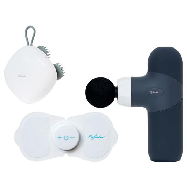 リリースガン&ヘッドスパ&フィットネスシートセット リフィーリン 健康・理美容器具 GF-HE251(代引不可)【送料無料】