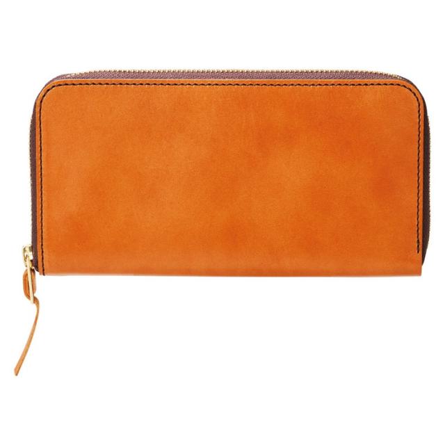 手塗りオイルレザー ラウンド長財布 財布 8167-06(代引不可)【送料無料】