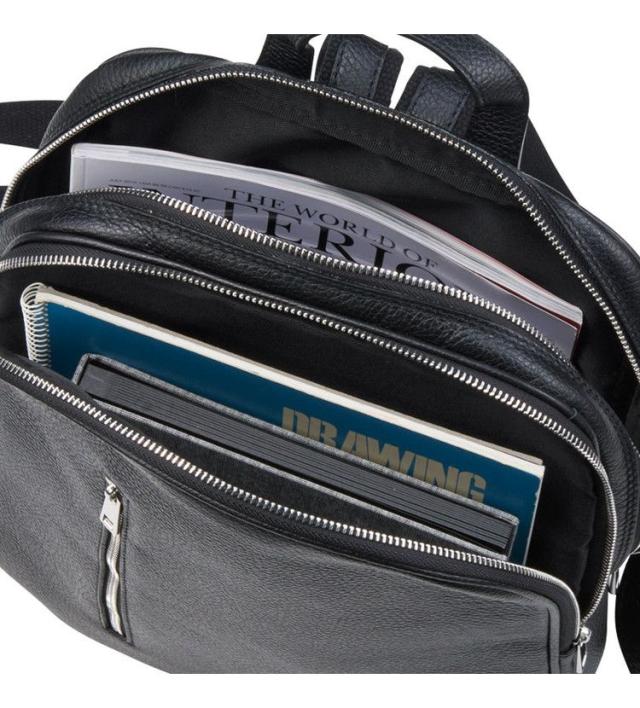 イタリア製メンズ革リュック(ブラック) アントネッロ マージ ブランド