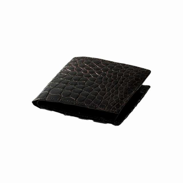 クロコダイル 二つ折り財布 ファゴット ブランド財布 MJ-09W BROWN(代引不可)【送料無料】