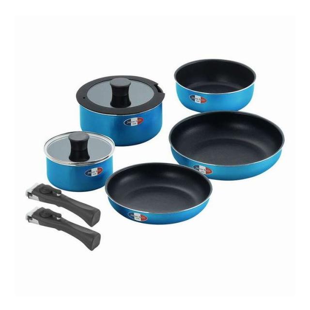 着脱ハンドル鍋5点セット ジャンヌ・エコール JE-125 ギフト プレゼント(代引不可)【送料無料】