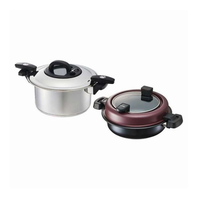 ル・クルーゼ【LE CREUSET】ホーロー鍋 両手鍋 20cm マットブラック