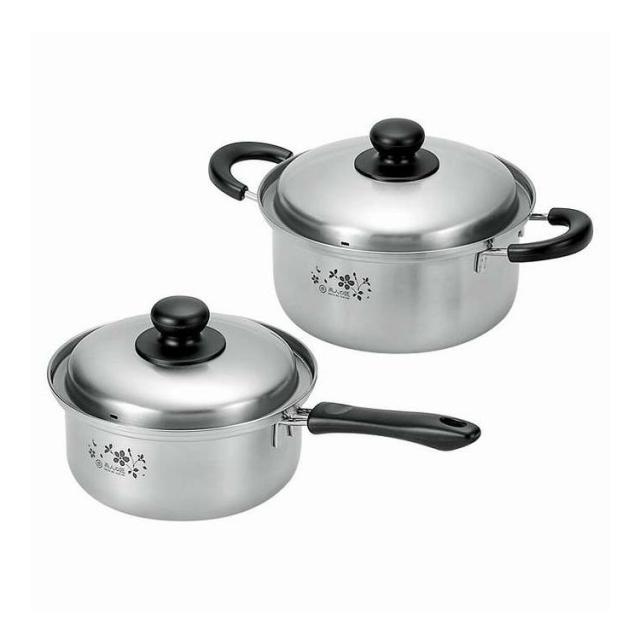 両手鍋20cm&片手鍋18cm 桜吟 燕人の匠 ETS-1000 ギフト プレゼント(代引不可)【送料無料】