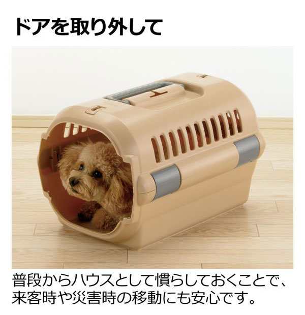 リッチェルキャンピングキャリー Mサイズ シングル ブラウン - 犬用品