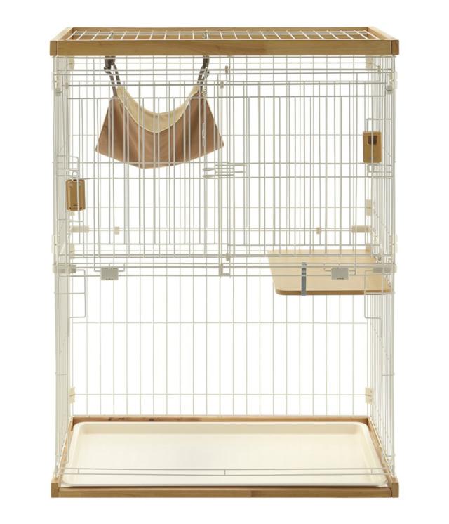 リッチェル 木製お掃除簡単キャットサークル S 猫用 ペットサークル ケージ キャットケージ 猫ケージ ネコ【送料無料】_1