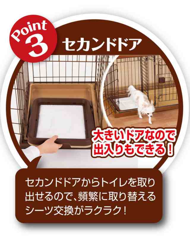 ペティオ ドッグルームサークル 犬用 ケージ ゲージ スモール
