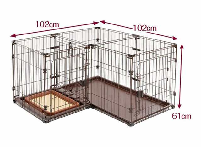 ペティオ サークル ケージ 小屋 犬用 トイレのしつけが出来る ドッグ