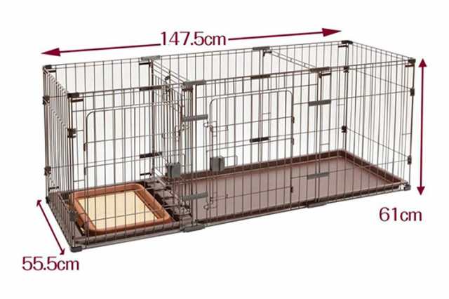 ペティオ サークル ケージ 小屋 犬用 トイレのしつけが出来る ドッグ