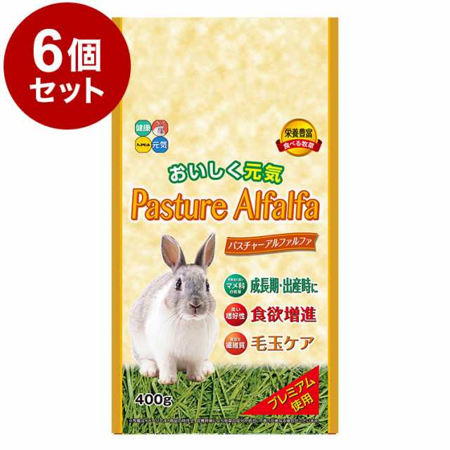 6個セット】 ハイペット パスチャーアルファルファ 400g x6 2.4kg