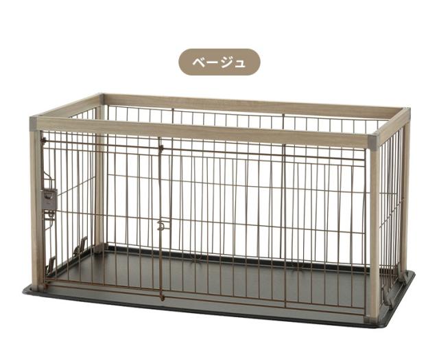 リッチェル アルミフレームペットサークル 110-60 本体 & 屋根面 サークル ケージ 110x60cm 高さ55cm 小型犬用 ゲージ ペットサークル スライドドア キズが付きにくい 犬 いぬ ペット用 Richell【送料無料】_4