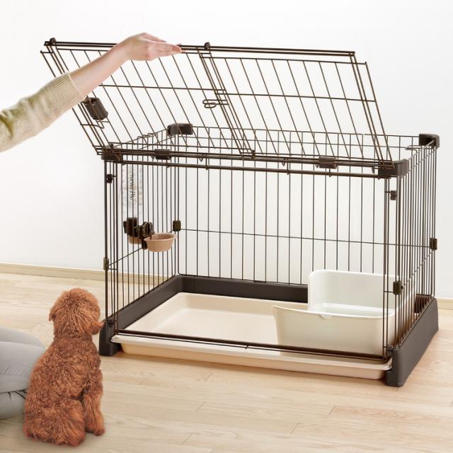 リッチェル サークル ケージ&amp;屋根面 セット 120x60cm 高さ60cm 犬小屋 ペットサークル ペットケージ ゲージ 犬サークル 犬ケージ もっとお掃除簡単サークル 120-60 Richell【送料無料】_6