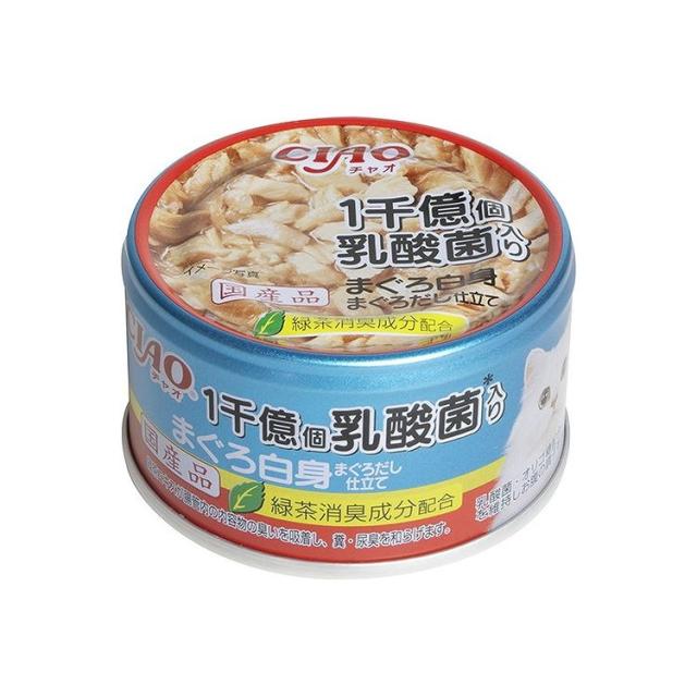 【24個セット】 CIAO 1千億個乳酸菌入り まぐろ白身 まぐろだし仕立て 85g x24【送料無料】の通販は 4,966円