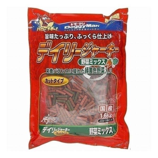 【6個セット】 ドギーマン デイリージャーキー野菜ミックスカットタイプ 1.6kg x6【送料無料】