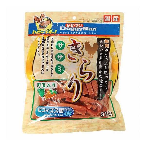 【12個セット】 ドギーマン きらり ササミ野菜入り 310g x12【送料無料】の通販は