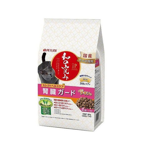 【8個セット】 ペットライン JPスタイル 和の究み セレクトヘルスケア 腎臓ガード チキン味 1.4kg (200g×7)【送料無料】の通販は