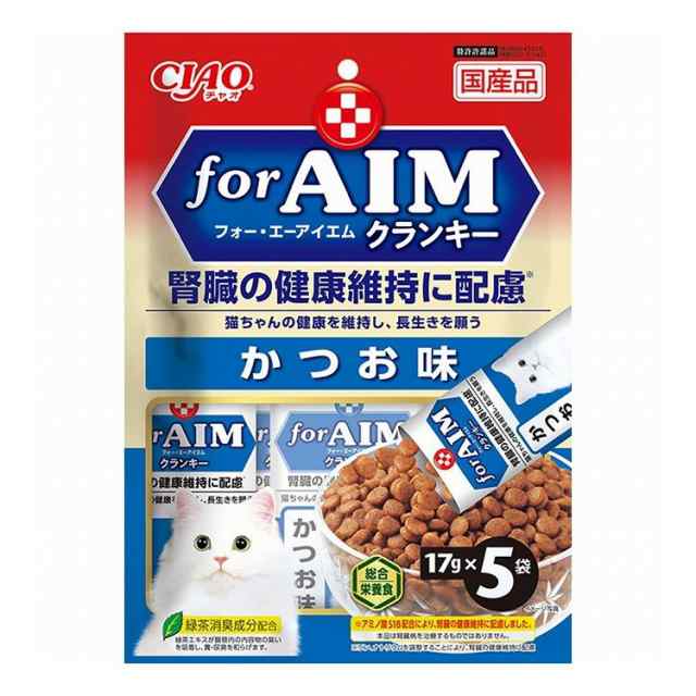 【4個セット】 CIAO forAIMクランキー かつお味 140g×4袋 x4【送料無料】の通販は