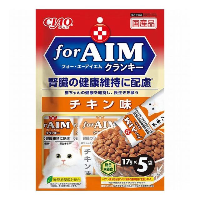 【8個セット】 CIAO forAIMクランキー チキン味 140g×4袋 x8【送料無料】の通販は