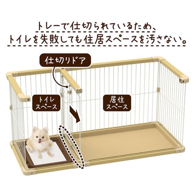 新品】大型犬 ケージ 犬 ゲージ キャスター 屋根 トイレトレー