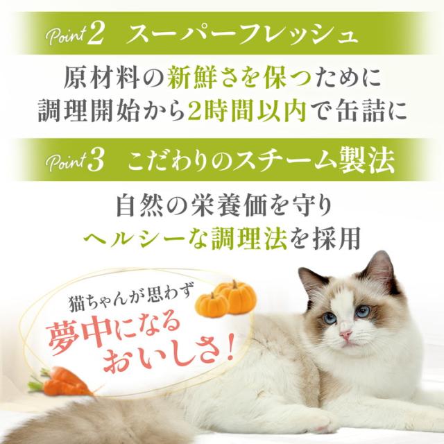 【24個セット】 ペットプロ HappyDays Cherie まぐろ&amp;にんじんinグレービー 下部尿路の健康維持 成猫用 80g【送料無料】_7