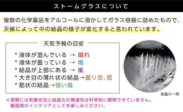 温度計&amp;ストームグラス 333-279 温度 湿度 おしゃれ インテリア(代引不可)【送料無料】_5