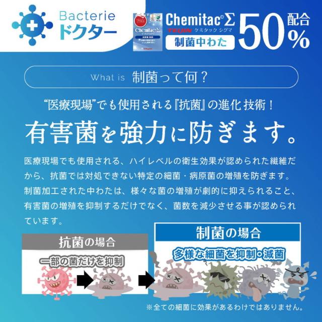 洗える 制菌 敷布団 セミダブルロング 日本製 制菌 敷き布団(ウレタン入り) セミダブル ロング 国産 病院仕様 制菌敷き布団 殺菌 防ダニ(代引不可)【送料無料】_3