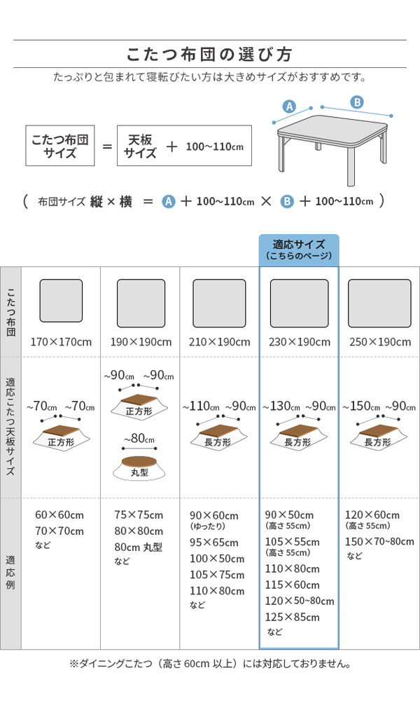 こたつ布団 リバーシブルコーデュロイ保温綿入りこたつ布団 ロア 230×190cm こたつ用 SAI 彩 長方形 省スペース こたつ布団単品 保温 あったか 掛け布団 かけふとん コタツ 炬燵 こたつぶとん(代引不可)【送料無料】_12