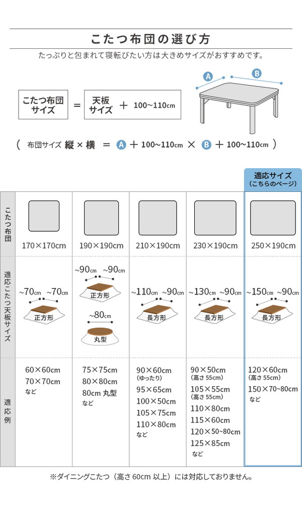 こたつ布団 リバーシブルコーデュロイ保温綿入りこたつ布団 ロア 250×190cm こたつ用 SAI 彩 長方形 省スペース こたつ布団単品 保温 あったか 掛け布団 かけふとん コタツ 炬燵 こたつぶとん(代引不可)【送料無料】_12