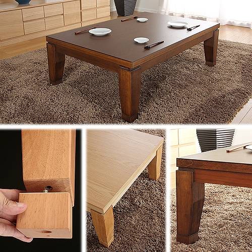 モダンリビングこたつ ディレット 120×80cm こたつ テーブル 長方形