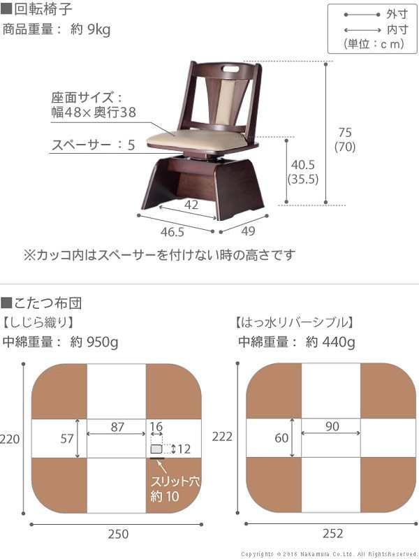 こたつ 長方形 ダイニングテーブル 人感センサー・高さ調節機能付き ダイニングこたつ 〔アコード〕 90x60cm 3点セット(代引不可)【送料の通販はau  PAY マーケット - リコメン堂インテリア館 | au PAY マーケット－通販サイト