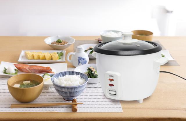 省スペース３号炊き炊飯器 多機能 蒸し料理も可能 炊飯器 一人暮らし 3合炊き 蒸し料理 蒸し器 ライスクッカー
