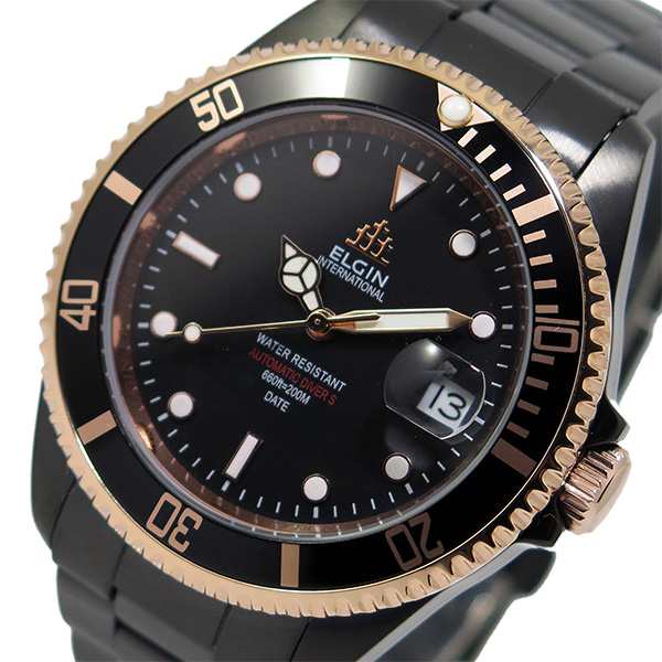 エルジン ELGIN 自動巻き メンズ 腕時計 FK1405B-B ブラックの通販はau PAY マーケット - リコメン堂ファッション館 - その他 腕時計