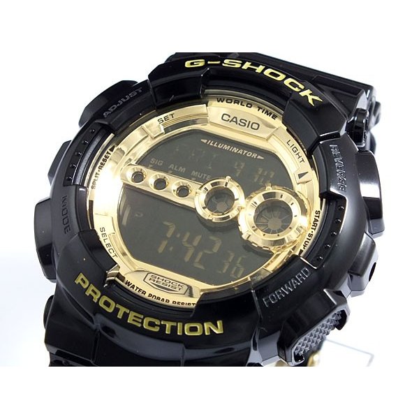カシオ CASIO Gショック G-SHOCK 高輝度LED 腕時計 GD100GB-1【送料無料】の通販は