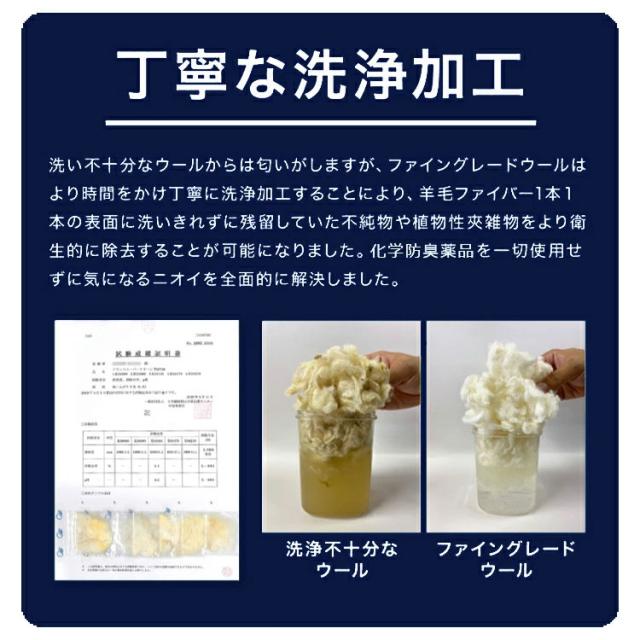 日本製 洗える羊毛ベッドパッド 英国産ハンプシャー種 ダブル 洗えるウール ベッドパッド 羊毛100% 洗濯可能 羊毛 ウール 消臭 ベッドパット 羊毛パッド ウールパッド 抗菌防臭加工(代引不可)【送料無料】_13