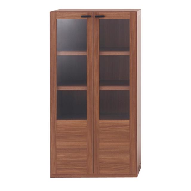 本州・四国は開梱設置無料 フナモコ リビングシェルフ 【幅60×高さ113cm】 リアルウォールナット GFD-60 (代引不可)【送料無料】の通販は 43,670円