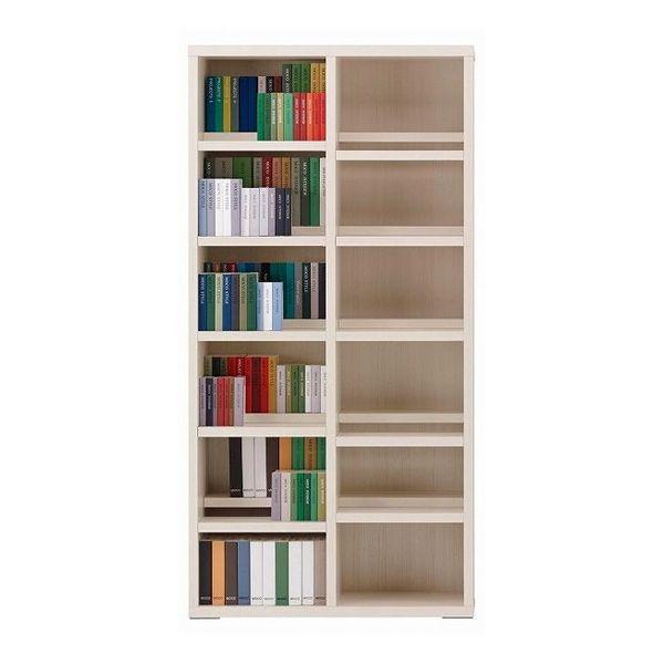 本州・四国は開梱設置無料 フナモコ コミックシェルフ ハイタイプ 【幅90×高さ180cm】 ホワイトウッド CBS-90T 日本製(代引不可)【送料無料】