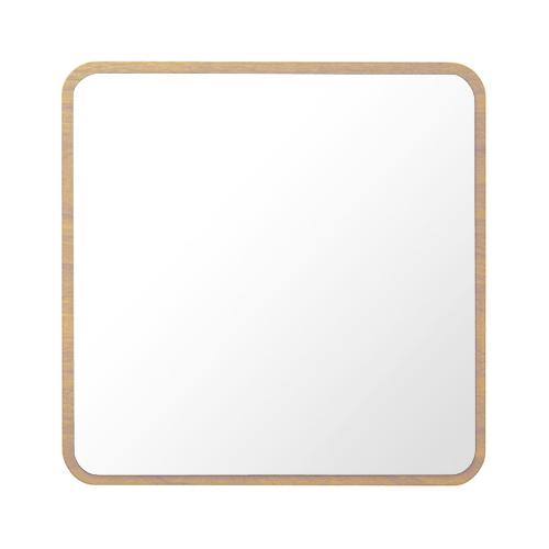 塩川光明堂 国産 ウォールミラー ハビット しかく NA ナチュラル ミラー 鏡(代引不可)【送料無料】の通販は 8,085円