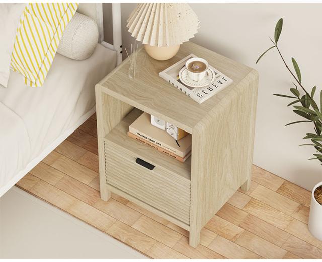 ROOMY SIDE TABLE SAND アップサイド ドゥ ルーミー サイドテーブル サンド BY-ET1503-1 収納 収納棚 韓国インテリア かわいい おしゃれ 木目調(代引不可)【送料無料】_6