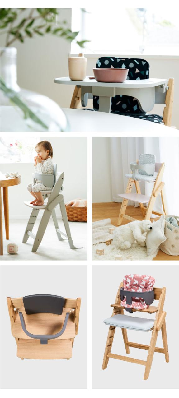 3点セット販売 moji モジ ベビーチェア イッピー TRUNK スターター