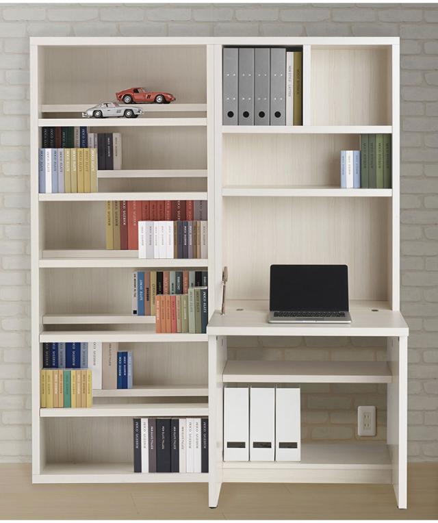 フナモコ コミックシェルフ ハイタイプ CBC-90T キャナルオーク ナチュラル 木目 シェルフ 棚 収納 家具 本棚 書棚 木目 ラック 完成品 国産 日本製 幅90 高さ180cm(代引不可)【送料無料】_4